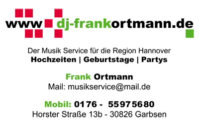 DJ Frank Ortmann, Garbsen